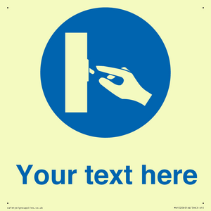 Custom Use Switch Sign